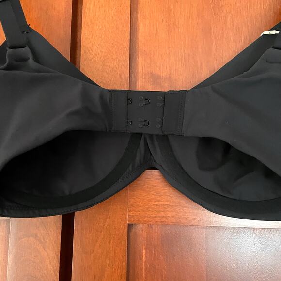Skims Fits Everybody Unlined Demi Bra Onyx Black Size 36DDD (36F) NEW - Picture 4 of 6